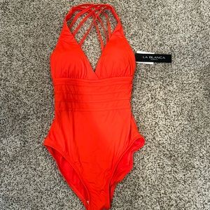La Blanca Bathing Suit, NWT, Size 6, orange